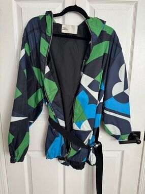 Tory Burch Black Jacket with Green Trim